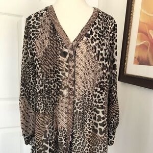 Animal Print Tunic